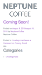 Mobile Screenshot of neptunecoffee.com
